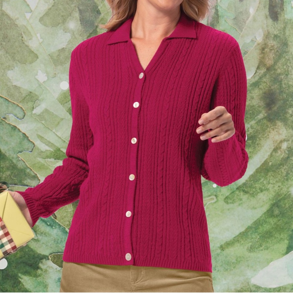 Cable net Sweater